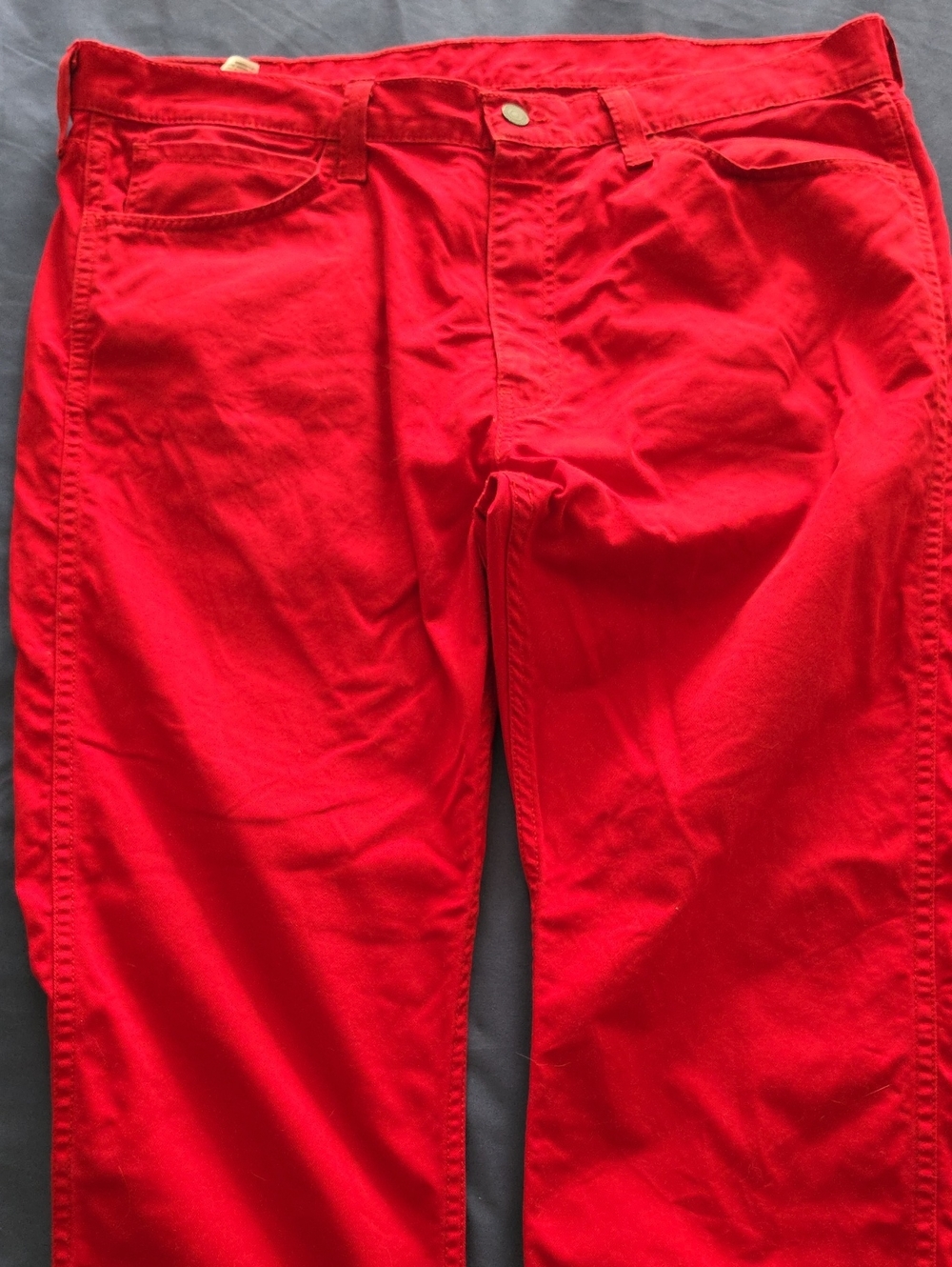 Levi's Slim Straight 513 Red Men's Jeans